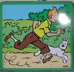 Boîte Delacre Tintin et Milou courant