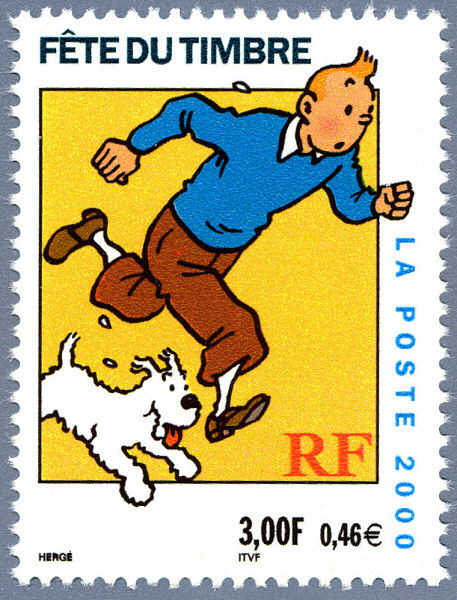 Timbre de Tintin Timbre de Tintin