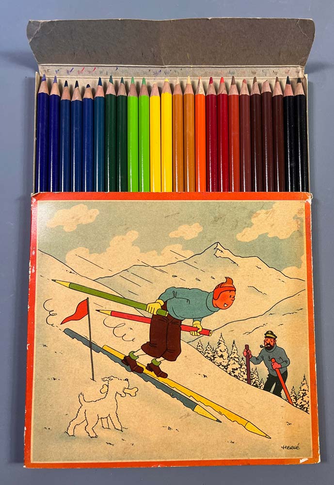 Tintin à ski Tintin à ski