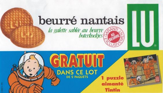 Publicité pour puzzle LU Publicité pour puzzle LU