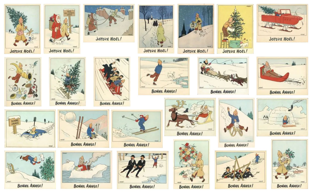 Les 25 cartes neiges